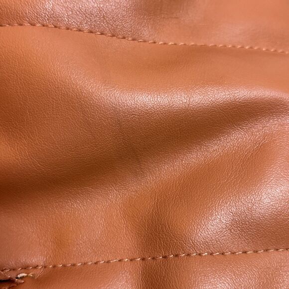 Carryall Tote Handbag - Universal Thread Cognac Brown Pockets Soft Large Purse - Picture 11 of 12